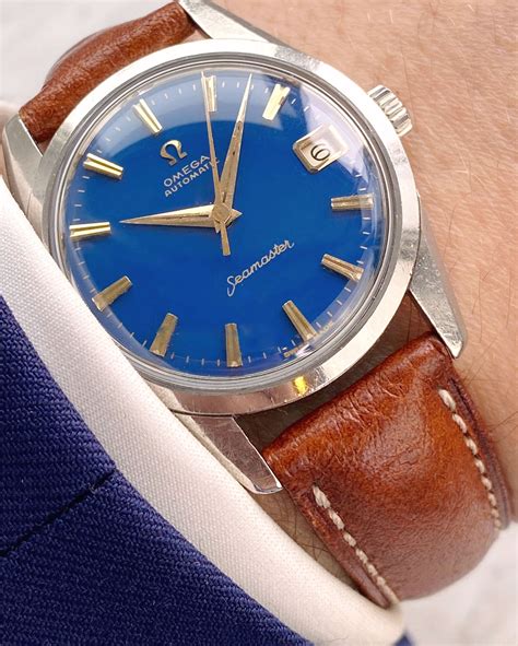 omega watch dial markers|omega seamaster blue dial vintage.